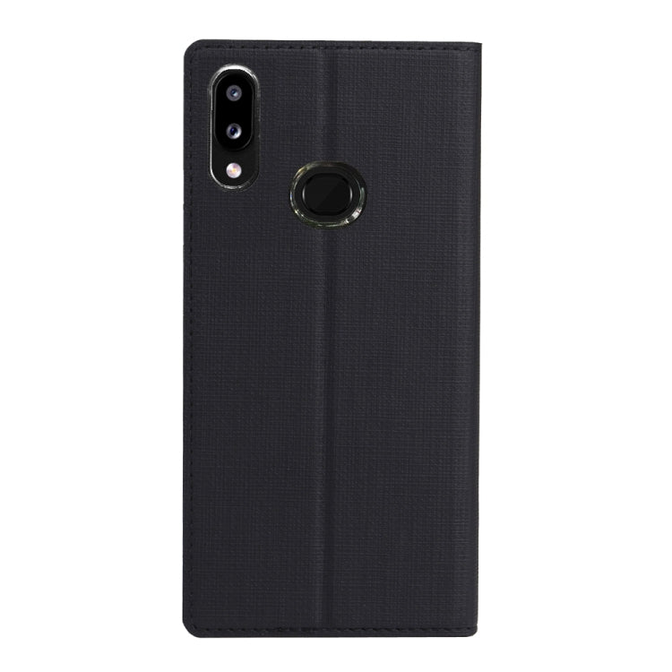 For Galaxy A10s ViLi Shockproof TPU + PU Horizontal Flip Protective Case with Card Slot & Holder