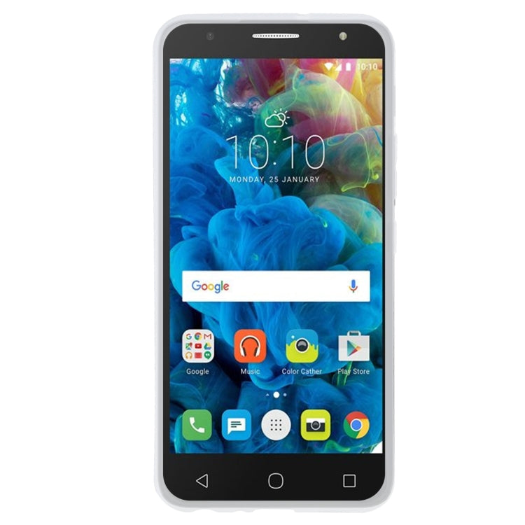 TPU Phone Case For Alcatel Pop 4 Plus(Transparent White)