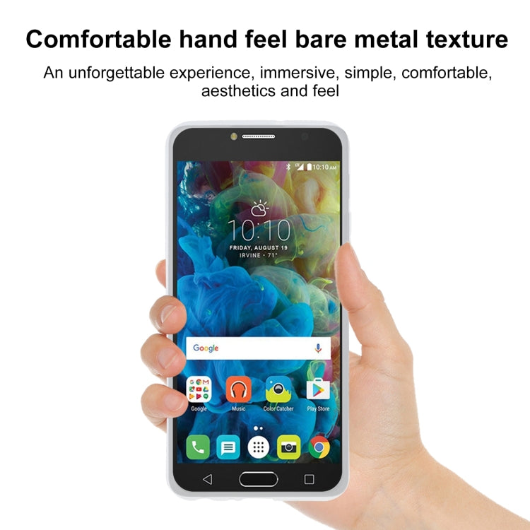 TPU Phone Case For Alcatel Pop 4s(Transparent White)