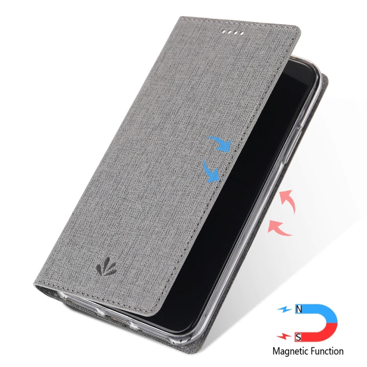 For Galaxy A20s ViLi Shockproof TPU + PU Horizontal Flip Protective Case with Card Slot & Holder