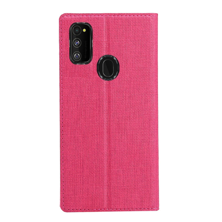 For Galaxy M30s ViLi Shockproof TPU + PU Horizontal Flip Protective Case with Card Slot & Holder