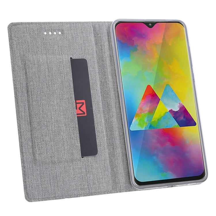 For Galaxy M30s ViLi Shockproof TPU + PU Horizontal Flip Protective Case with Card Slot & Holder
