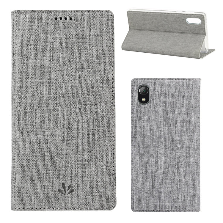 For Motorola Moto E6 ViLi Shockproof TPU + PU Horizontal Flip Protective Case with Card Slot & Holder