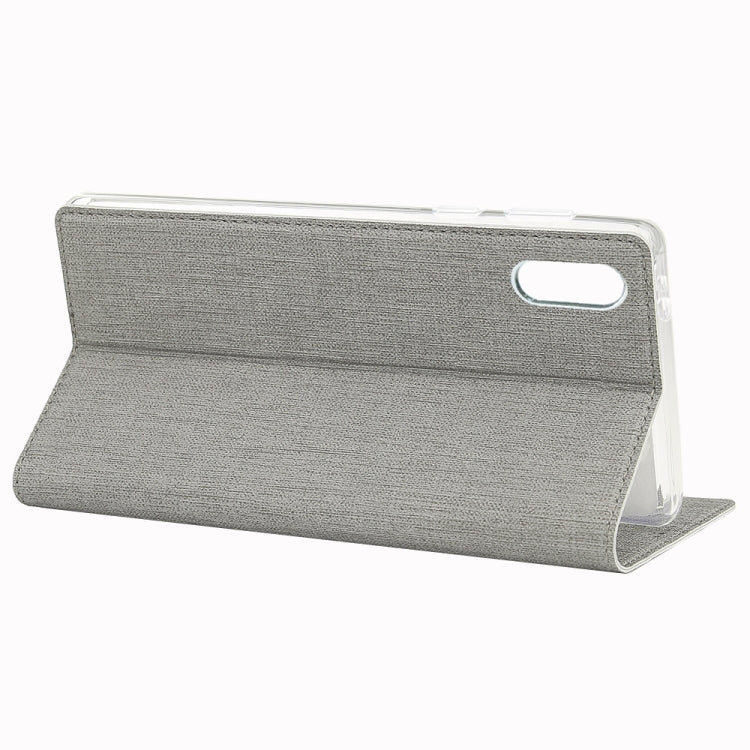 For Motorola Moto E6 ViLi Shockproof TPU + PU Horizontal Flip Protective Case with Card Slot & Holder