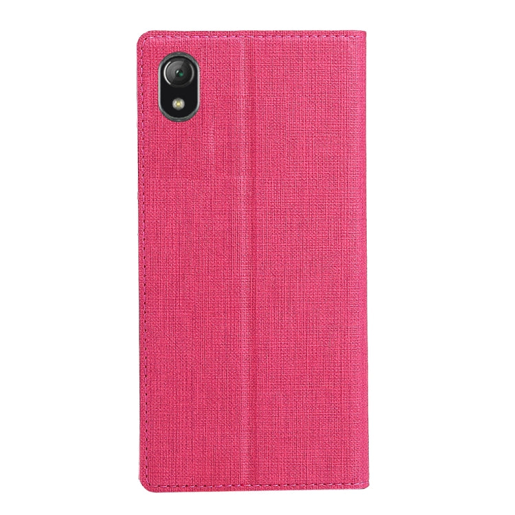 For Motorola Moto E6 ViLi Shockproof TPU + PU Horizontal Flip Protective Case with Card Slot & Holder
