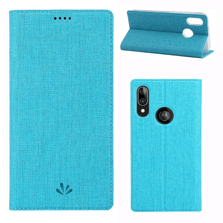 For Motorola Moto E6 Plus ViLi Shockproof TPU + PU Horizontal Flip Protective Case with Card Slot & Holder