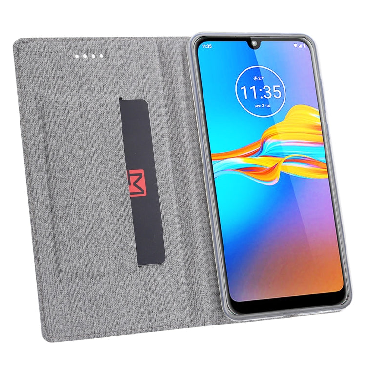 For Motorola Moto E6 Plus ViLi Shockproof TPU + PU Horizontal Flip Protective Case with Card Slot & Holder
