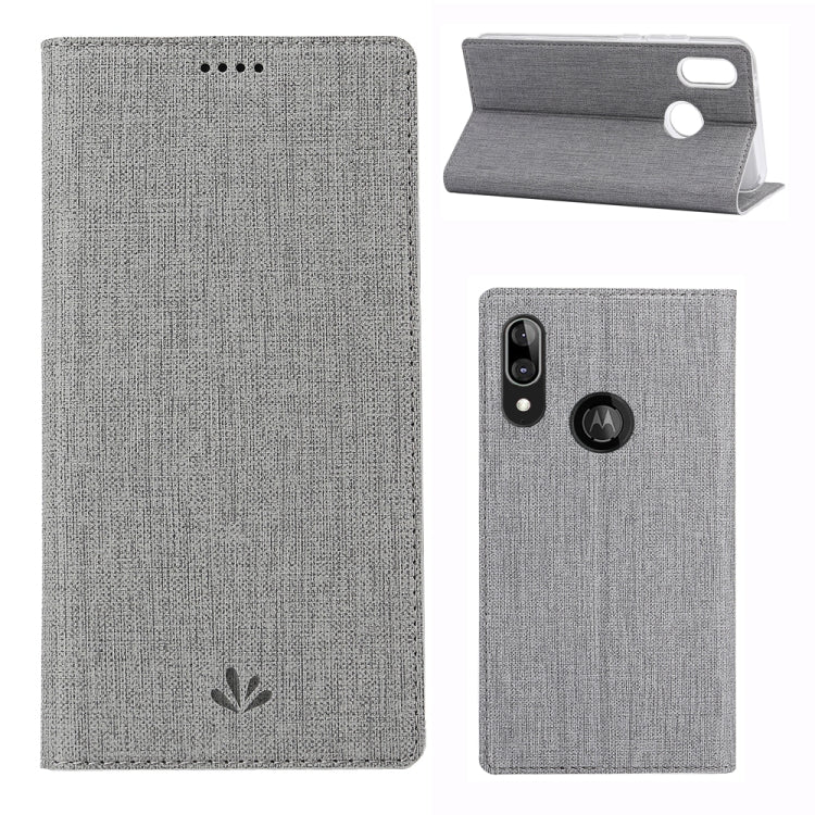 For Motorola Moto E6 Plus ViLi Shockproof TPU + PU Horizontal Flip Protective Case with Card Slot & Holder