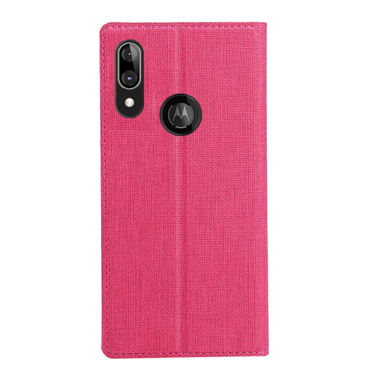 For Motorola Moto E6 Plus ViLi Shockproof TPU + PU Horizontal Flip Protective Case with Card Slot & Holder