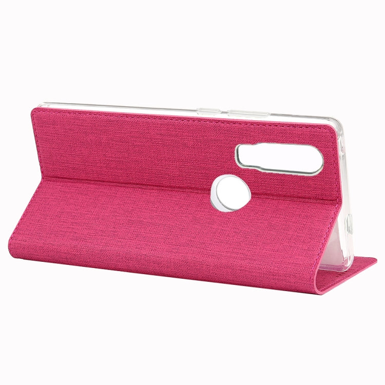 For Motorola Moto One Action ViLi Shockproof TPU + PU Horizontal Flip Protective Case with Card Slot & Holder