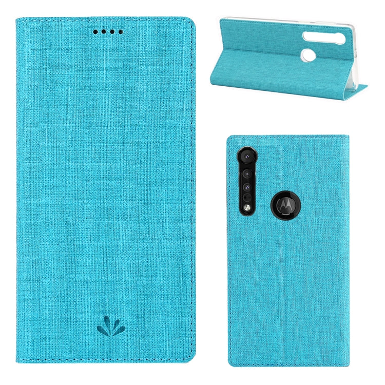 For Motorola Moto G8 Play ViLi Shockproof TPU + PU Horizontal Flip Protective Case with Card Slot & Holder