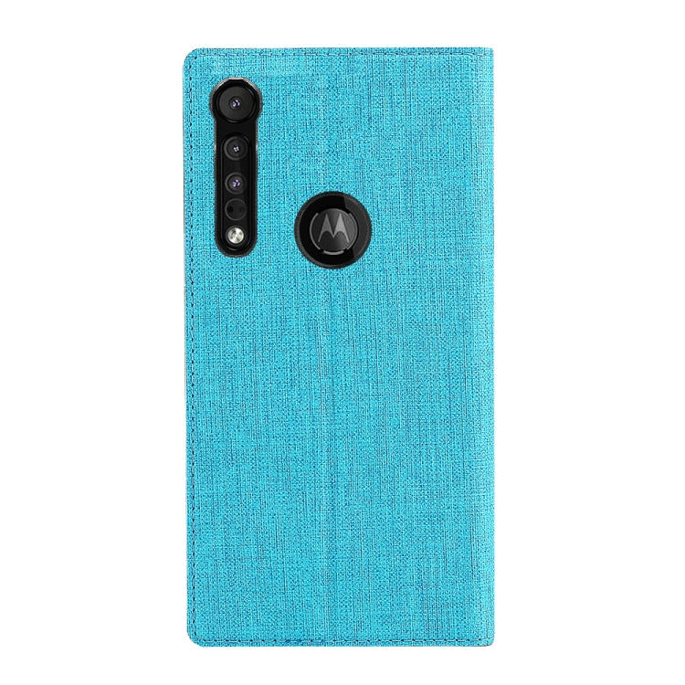 For Motorola Moto G8 Play ViLi Shockproof TPU + PU Horizontal Flip Protective Case with Card Slot & Holder