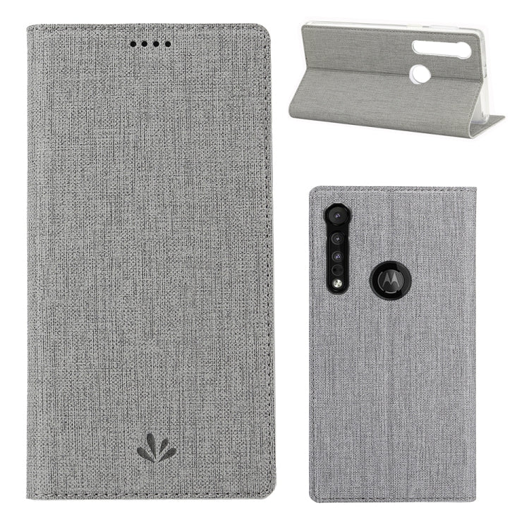 For Motorola Moto G8 Play ViLi Shockproof TPU + PU Horizontal Flip Protective Case with Card Slot & Holder