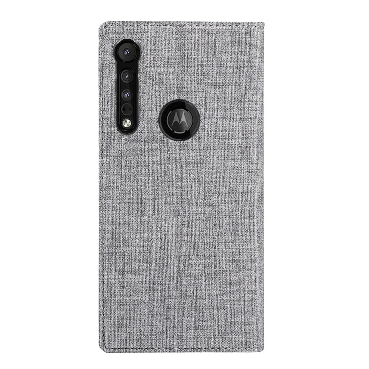 For Motorola Moto G8 Play ViLi Shockproof TPU + PU Horizontal Flip Protective Case with Card Slot & Holder