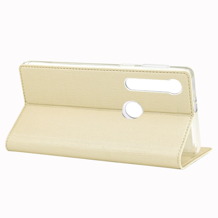 For Motorola Moto G8 Play ViLi Shockproof TPU + PU Horizontal Flip Protective Case with Card Slot & Holder