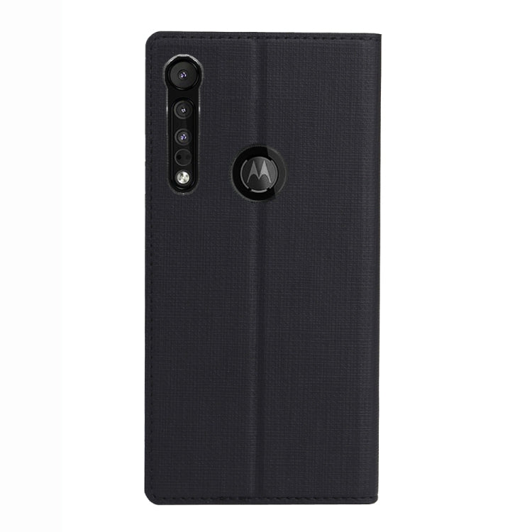 For Motorola Moto G8 Play ViLi Shockproof TPU + PU Horizontal Flip Protective Case with Card Slot & Holder