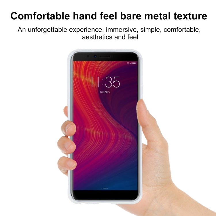 TPU Phone Case For Lenovo K5 Play(Transparent White)