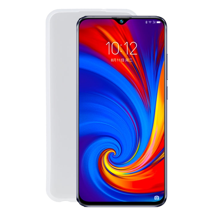TPU Phone Case For Lenovo Z5S(Transparent White)