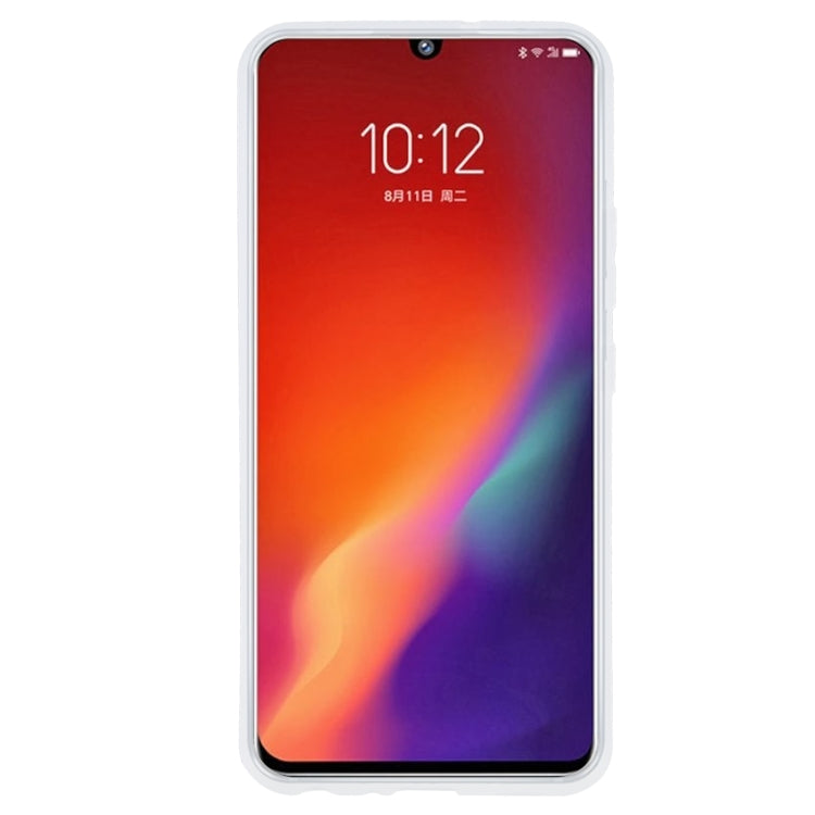 TPU Phone Case For Lenovo Z6(Transparent White)