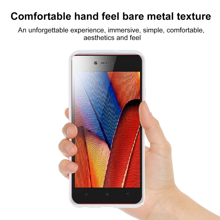 TPU Phone Case For Lenovo Z90-7(Transparent White)