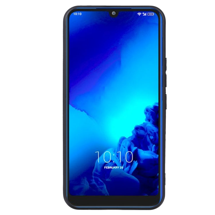 TPU Phone Case For Alcatel 3L 2019 Fingerprint Version 5039U / 5039D(Pudding Black)