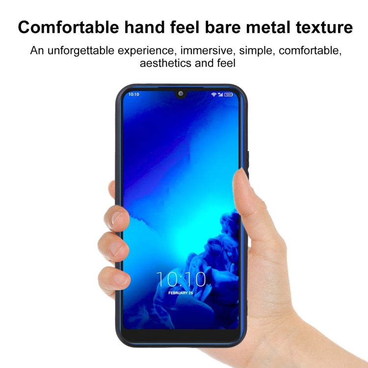 TPU Phone Case For Alcatel 3L 2019 Fingerprint Version 5039U / 5039D(Pudding Black)