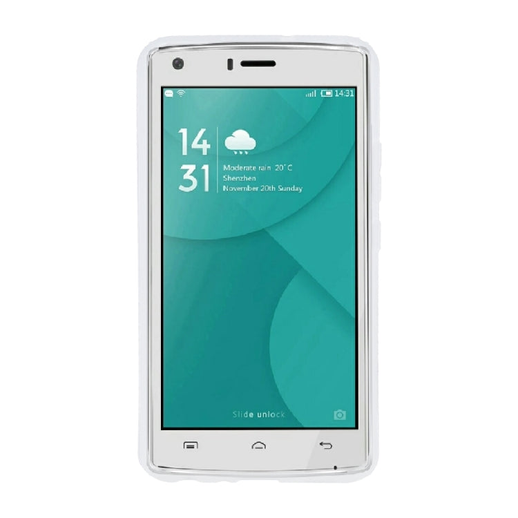 TPU Phone Case For Doogee X5 Max(Transparent White)