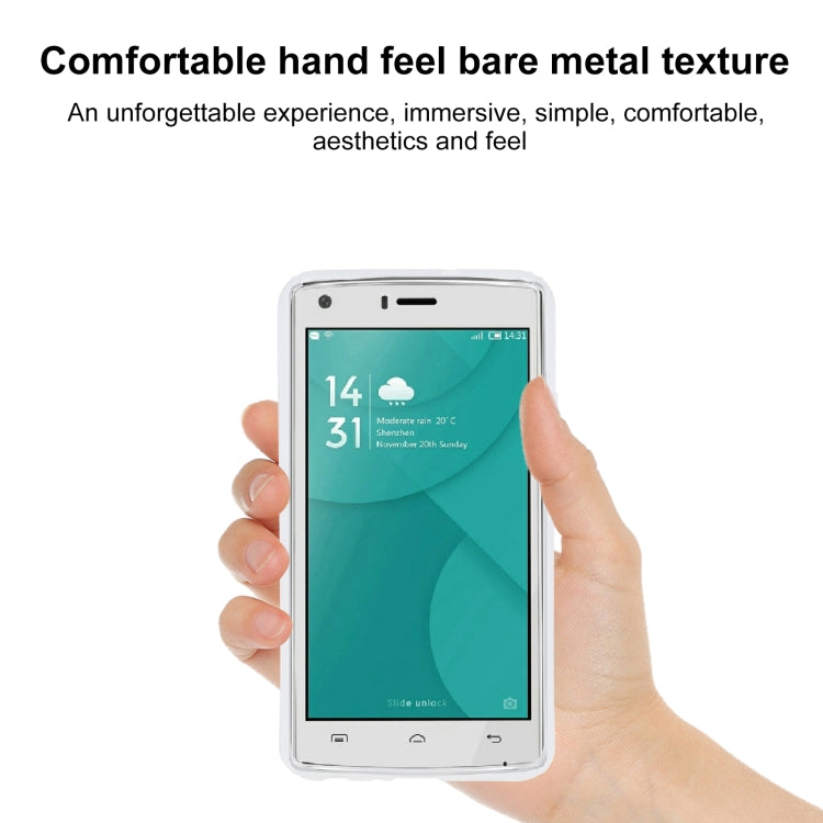 TPU Phone Case For Doogee X5 Max(Transparent White)