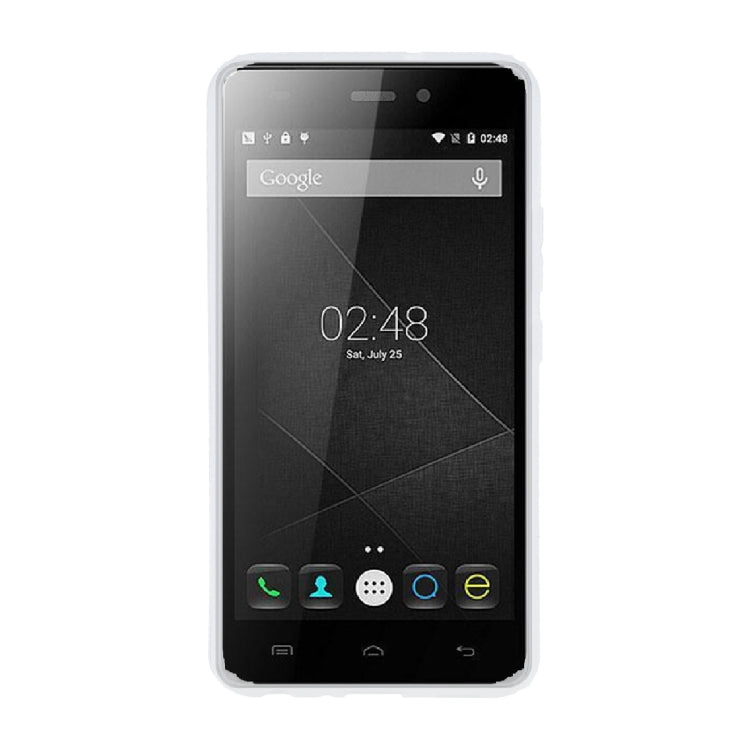 TPU Phone Case For Doogee X5 / X5 Pro(Transparent White)