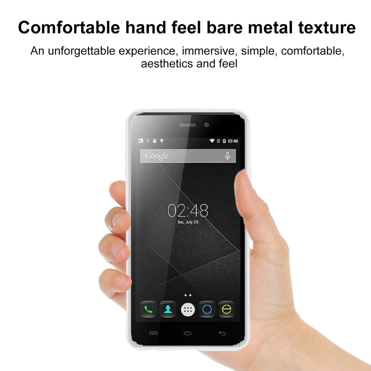 TPU Phone Case For Doogee X5 / X5 Pro(Transparent White)