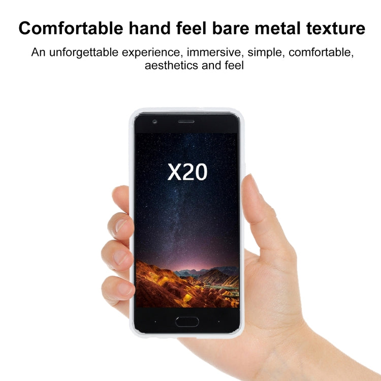 TPU Phone Case For Doogee X20(Transparent White)