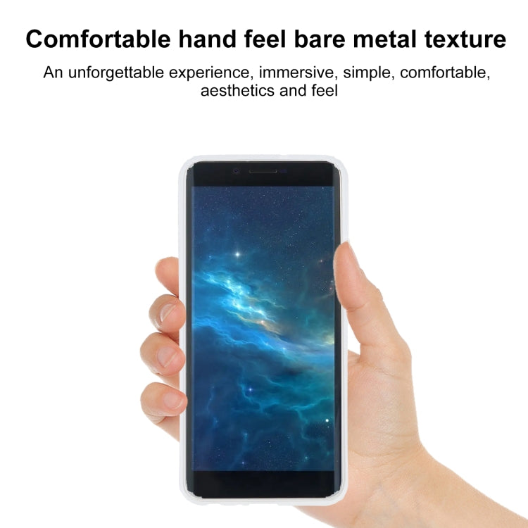 TPU Phone Case For Doogee X60L(Transparent White)