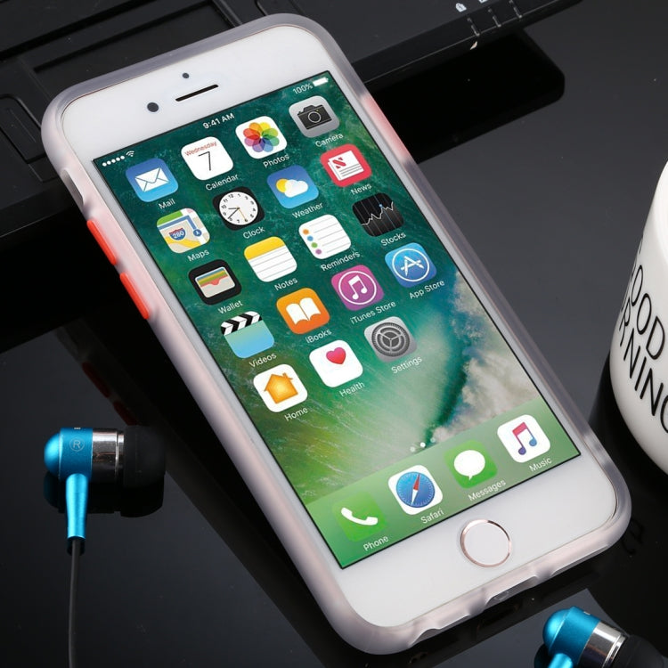For iPhone 6 Skin Hand Feeling Series Anti-fall Frosted PC+ TPU Case