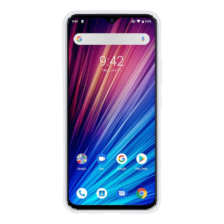 TPU Phone Case For Umidigi F1 Play(Transparent White)