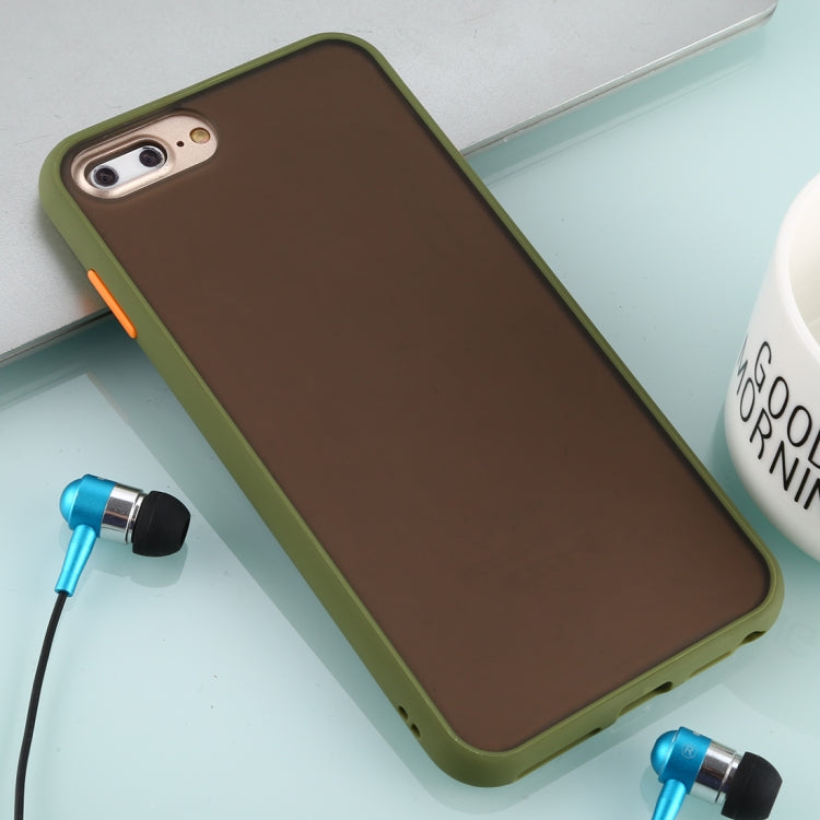 For iPhone 6 Plus Skin Hand Feeling Series Anti-fall Frosted PC+ TPU Case