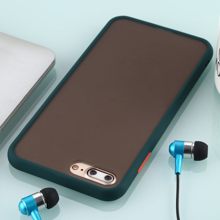 For iPhone 8 Plus / 7 Plus Skin Hand Feeling Series Anti-fall Frosted PC+ TPU Case