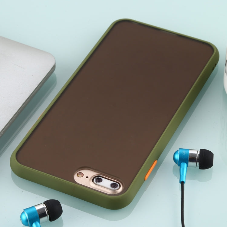 For iPhone 8 Plus / 7 Plus Skin Hand Feeling Series Anti-fall Frosted PC+ TPU Case