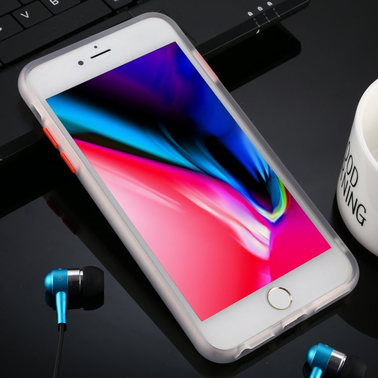 For iPhone 8 Plus / 7 Plus Skin Hand Feeling Series Anti-fall Frosted PC+ TPU Case