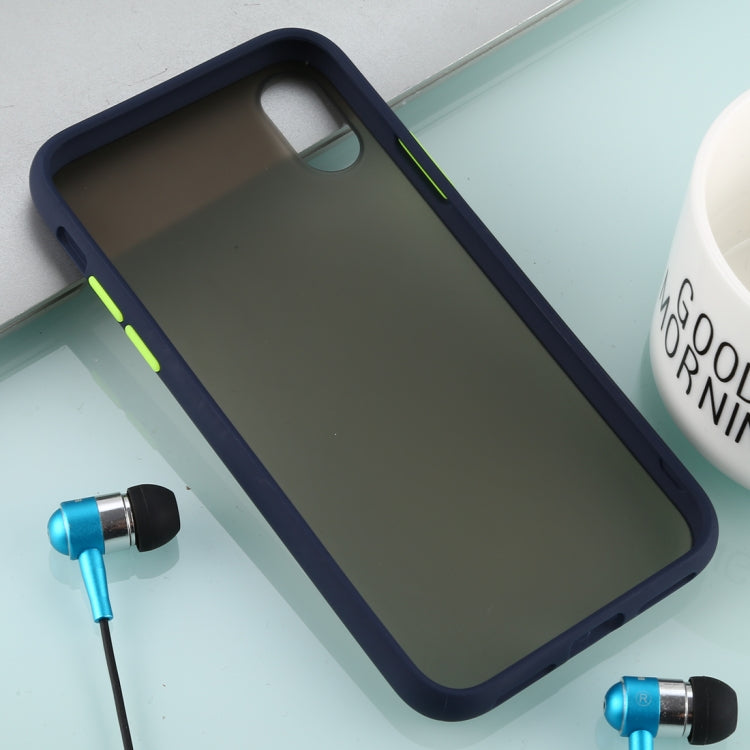For iPhone X / XS Skin Hand Feeling Series Anti-fall Frosted PC+ TPU Case
