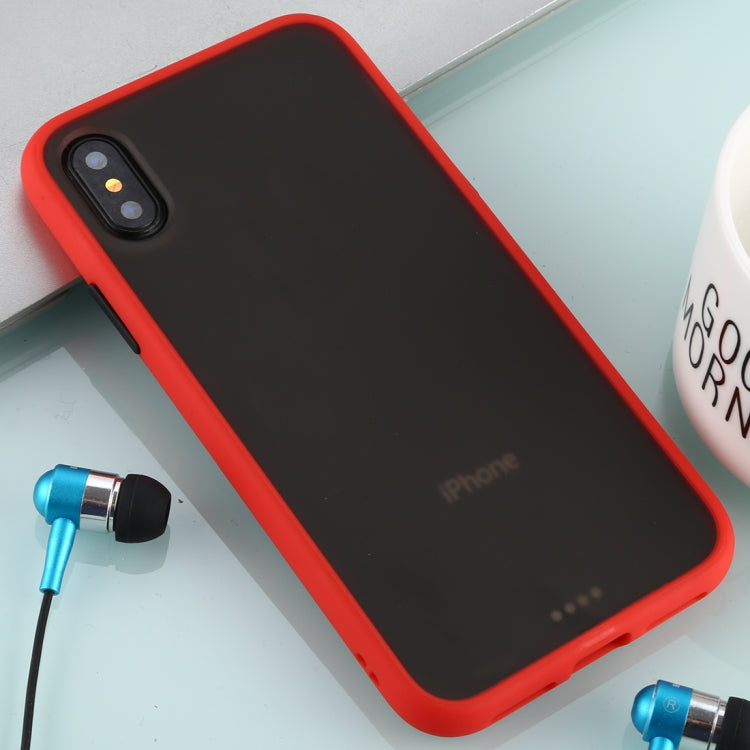 For iPhone X / XS Skin Hand Feeling Series Anti-fall Frosted PC+ TPU Case