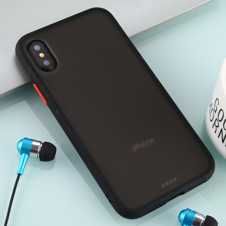 For iPhone X / XS Skin Hand Feeling Series Anti-fall Frosted PC+ TPU Case