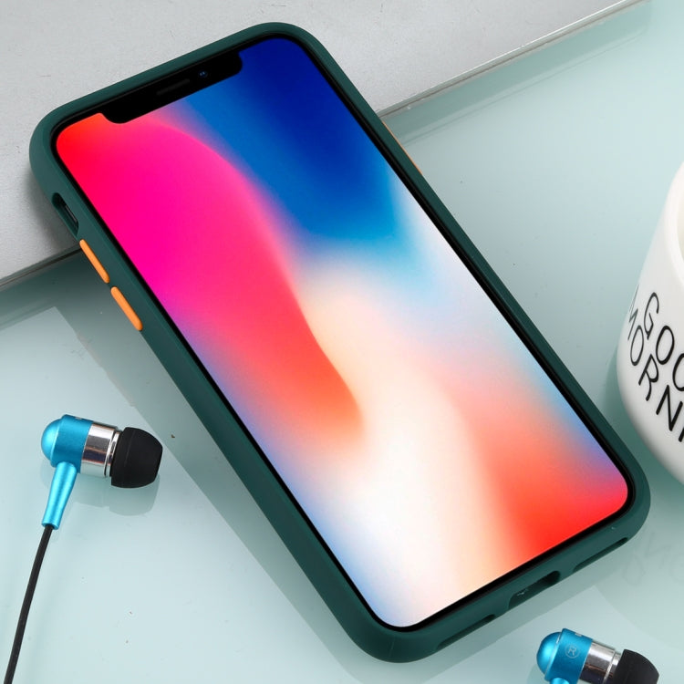 For iPhone X / XS Skin Hand Feeling Series Anti-fall Frosted PC+ TPU Case