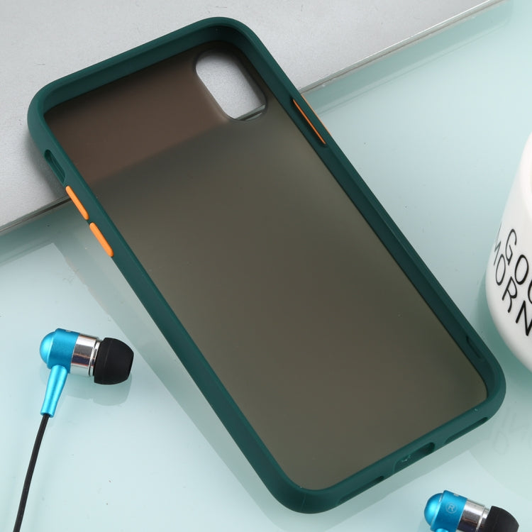 For iPhone X / XS Skin Hand Feeling Series Anti-fall Frosted PC+ TPU Case