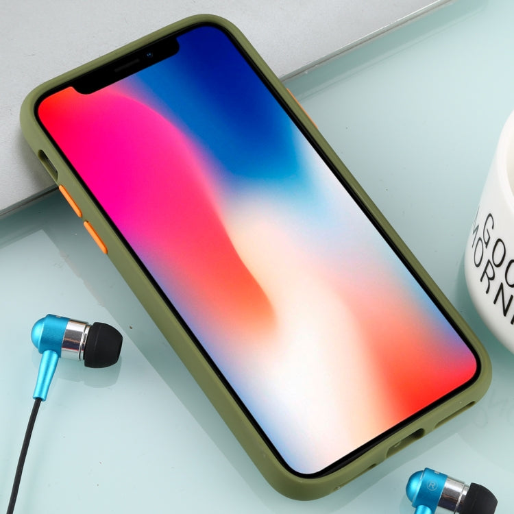 For iPhone X / XS Skin Hand Feeling Series Anti-fall Frosted PC+ TPU Case