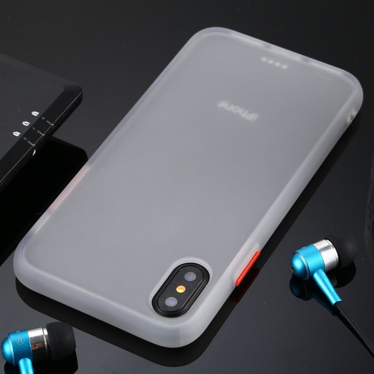 For iPhone X / XS Skin Hand Feeling Series Anti-fall Frosted PC+ TPU Case