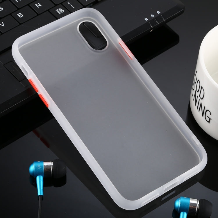 For iPhone X / XS Skin Hand Feeling Series Anti-fall Frosted PC+ TPU Case