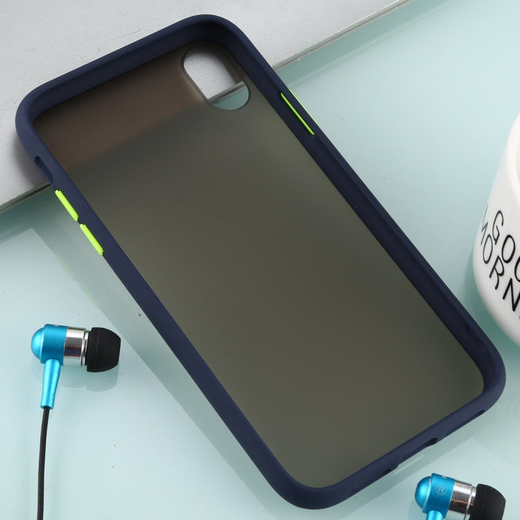 For iPhone XR Skin Hand Feeling Series Anti-fall Frosted PC+ TPU Case