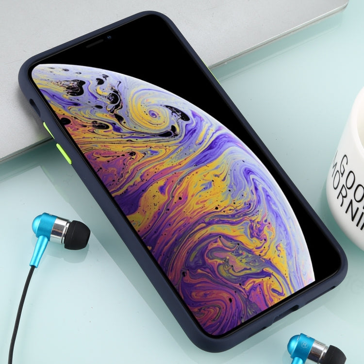 For iPhone XS Max Skin Hand Feeling Series Anti-fall Frosted PC+ TPU Case