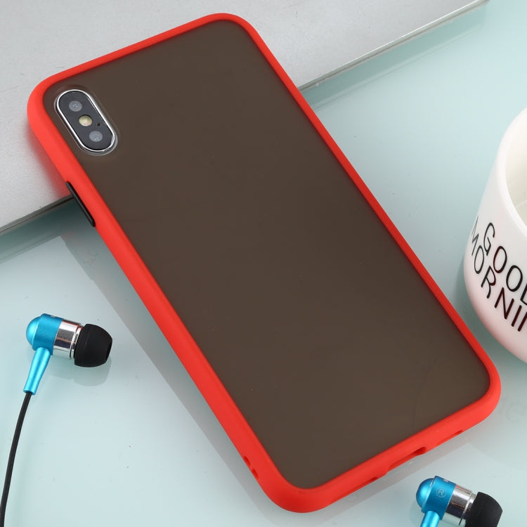 For iPhone XS Max Skin Hand Feeling Series Anti-fall Frosted PC+ TPU Case