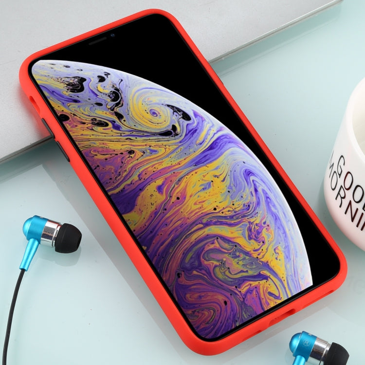 For iPhone XS Max Skin Hand Feeling Series Anti-fall Frosted PC+ TPU Case